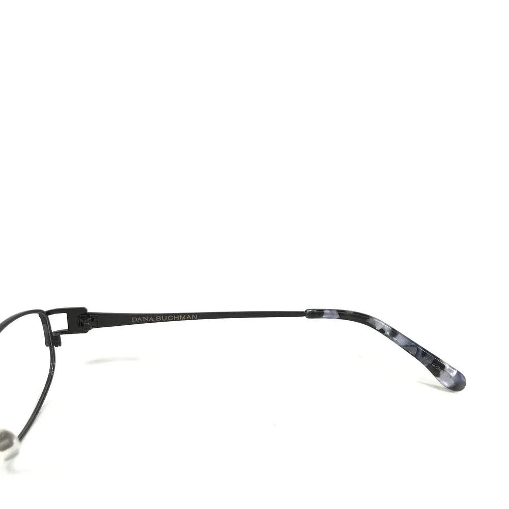 Dana Buchman Eyeglasses Frames ESTELLE BK Black Wire Rim Crystals 50-18-130